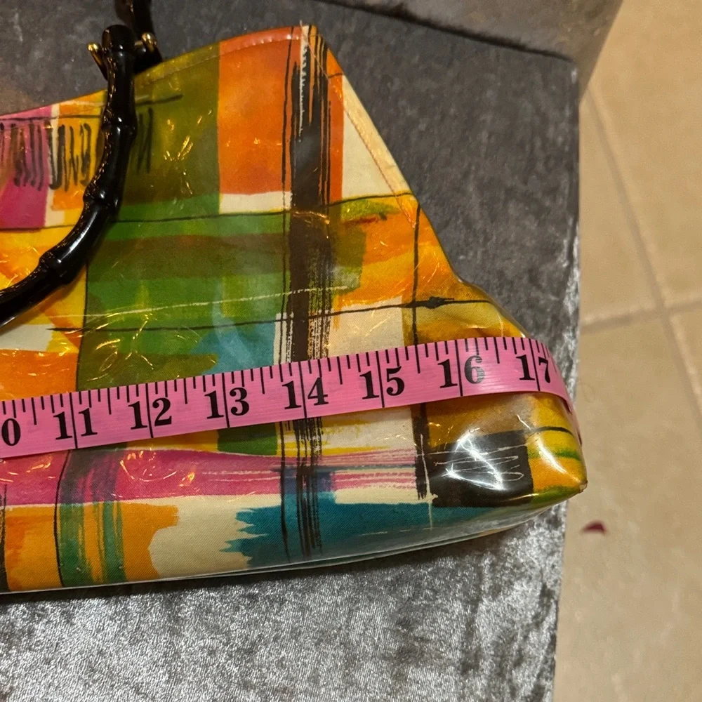 Multicolor Vintage Geometric Women's Clutch - Picture 6 of 7